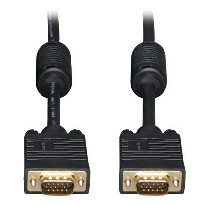 Picture of Tripp Lite VGA Coax Monitor Cable, High Resolution cable with RGB coax (HD15 M/M) 20-ft.(P502-020)