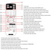 Picture of Leankle Remote Controller for Epson Projectors PowerLite EB-750F, EB-755F, EB-800F, EB-805F, EB-L250F, EB-L255F, EB-U50, U50