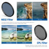 Picture of NEEWER 52 mm ND+CPL + Effect Filter Set with Mobile Phone Lens Clamp, Polarising Filter ND32, 6 Point Star Filter, 4 Graduated Colour Filters, Compatible with iPhone 15 14 Pro Max 13 12 11 Canon Nikon