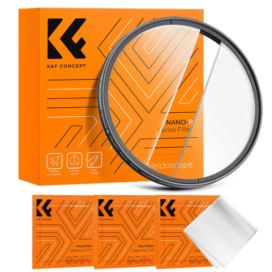 Picture of K&F Concept 82mm Center Field Split Diopter Effect Filter Keeps The Focus, Multi-layer Coated Subjects Center Opening Focus Filter for Camera Lens