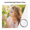 Picture of K&F Concept 82mm Center Field Split Diopter Effect Filter Keeps The Focus, Multi-layer Coated Subjects Center Opening Focus Filter for Camera Lens