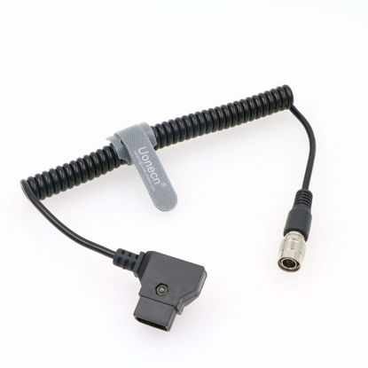 Picture of Uonecn for Anton Bauer Sound Device ZAXCOM Power Cable D-Tap to Hirose 4 Pin Male for Zoom F8 for SD 633/644/688