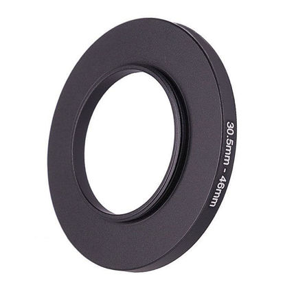 Picture of 30.5mm Lens to 46mm Camera Lens Adapter,30.5mm to 46mm Filter Step up Ring Adapter Ring,Compatible with All 46mm UV,CPL,ND,Lens Hood,Threaded Lens ect.