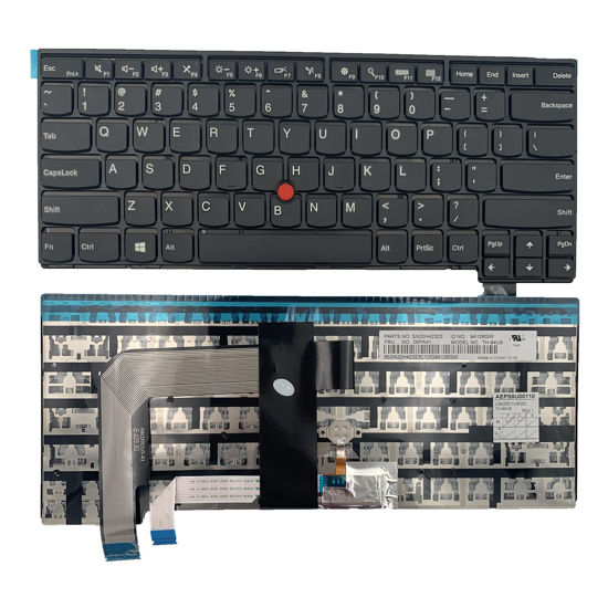 Picture of Laptop Replacement US Layout with Pointer Keyboard for Thinkpad T460s T470s S2 01EN682 01EN723 FRU00PA547 00PA465 00PA474 00PA464 00PA544