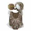 Picture of Baby Photography Props Lace Hats Outfit Newborn Photo Shoot Outfits Infant Girl Photos Costume Set (Brown)