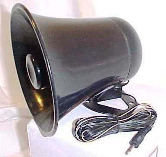 Picture of Pro Trucker PA Horn Speaker w/Plug & Wire - 5 inch for CB/Ham Radio