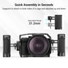 Picture of SmallRig Mini NATO Side Handle with Dual 1/4"-20 Screw Mount for Camera Cage, Built-in Wrench, Up and Down Adjustable - 3813