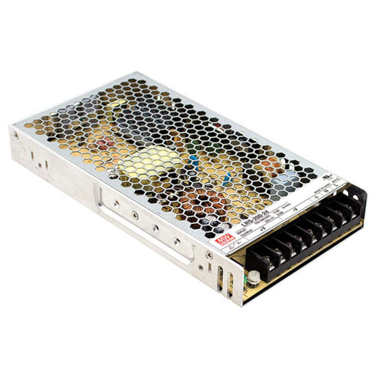 Picture of Mean Well LRS-200-12 Switching Power Supply, Single Output, 12V, 17A, 200W, 8.5" L x 4.5" W x 1.2" H