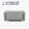 Picture of kwmobile Dust Cover Compatible with HP DeskJet 2755e / DeskJet 2720e / DeskJet 2710e / DeskJet 2820e - Printer Case - Fabric Protector Cover - Light Grey