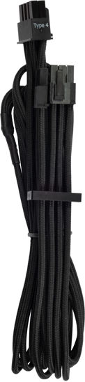 Picture of CORSAIR Premium 2x PCIe Single Cable - Black, 2 Yr Warranty, for Corsair PSUs