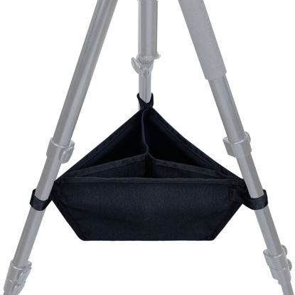 Picture of ZELARMAN Tripod Stone Bag, Sand Bag with 3 Compartments Fit for Most Tripods, Heavy Duty Stone Sand Bag, Weight Bag for Photography