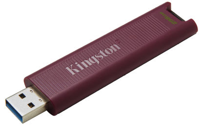 Picture of Kingston DataTraveler Max Type-A 256GB High Performance USB Flash Drive USB 3.2 Gen 2 Up to 1000 MB/s Sliding Cap Design DTMAXA/256GB