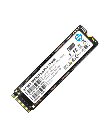 Picture of HP EX900 Plus 256GB NVMe SSD M.2 Gen3 x4, 8 Gb/s Internal Solid State Drive Up to 2000 MB/s Compatible with Laptop & Desktop PC - 35M32AA#ABA