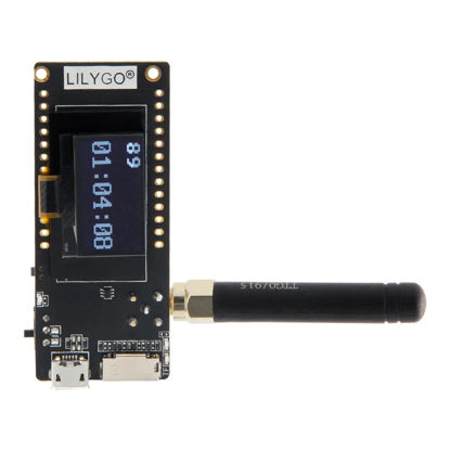 Picture of LILYGO LoRa32 915Mhz ESP32 Development Board OLED 0.96 Inch SD Card BLE WiFi TTGO Paxcounter Module