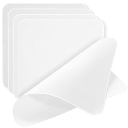 Picture of AAwipes Polishing Cloths Double-Layer 5 Packs (6.3" X 6.3", White, 320 GSM) Compatible with Apple iPhone, iPad, MacBook, iWatch, Soft & Nonabrasive Superfine Microfiber Cleaning Cloths (X3602)