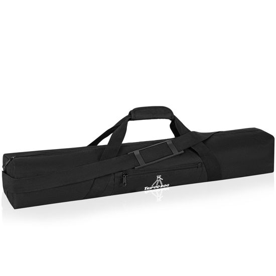 Picture of Tripod Carrying Case, 30x4.5x4.5in Heavy Duty Tripod Bag with Shoulder Straps and Handles, Multifunctional Monopod Case for Lights, Speakers, Cameras, Booms, Microphone Stands