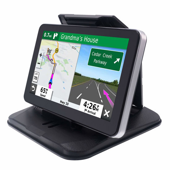 Picture of iSaddle Dashboard GPS Mount, Fits 4.3"-9.6" Screens, Universal Compatible with All Smartphones and Tablets, Easy to Mount and Clean, Ideal for Navigation and Entertainment