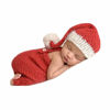 Picture of Coberllus Newborn Monthly Baby Photo Props Christmas Hat Pants for Boy Girls Photography Shoot