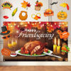 Picture of Friendsgiving Backdrop, Friendsgiving Party Decorations Photography Backdrop with Photo Booth Props 16 Pcs, Happy Friendsgiving Banner Decorations Thanksgiving Banner for Thanksgiving Party Decor