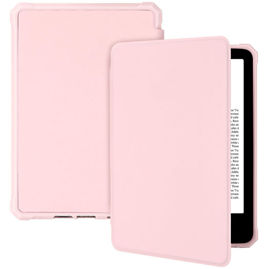 Picture of 6" Kindle Case Only for All-New Kindle (11th Generation-2022 Release), Slim Lightweight Shell Cover with Auto Wake/Sleep for 6" Kindle 2022 11th Gen E-Reader (NOT Fit Kindle Paperwhite or Oasis)(Pink)