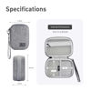 Picture of GL.iNet Gadget Organizer Case for Travel Routers GL-AXT1800/ MT3000/ SFT1200/ E750/ A1300, Chargers, Cables, and Accessories, Durable Pouch, Hand-carry EVA bag, Anti-shock, Water Resistant (Grey)