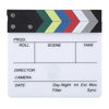 Picture of JUOPZKENN Clap Board for Filming, Film Slate, Film Equipment for Movies, Film Clap Board, Director Filming Clapper Board Clapboard Photo Prop for Decoration(20x19.5cm / 7.87x7.68in)