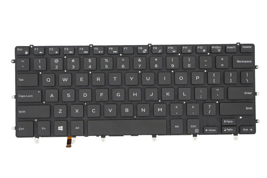 Picture of Replacement Keyboard for Dell XPS 15 9550 9560 9570, Precision 5510 5520 5530 5540 & inspiron 15 7558 7568 Laptop, Dell Precision 5510 Keyboard with Backlit US Layout P/N: 0VC22N 0GDT9F