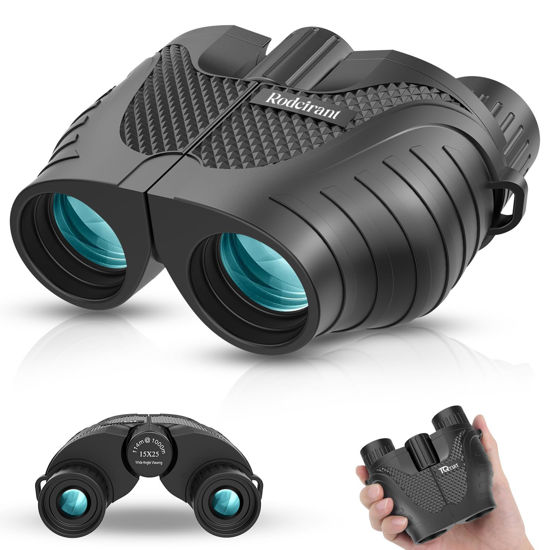 Picture of Binoculars 15x25 for Adults,Waterproof Binoculars with Low Light Night Vision, Durable & Clear Binoculars for Sightseeing,Concerts and Bird Watching