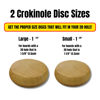 Picture of 4 Player Crokinole Disc Party Pack (52 Discs) - Neutral Colours Edition (Add a Velvet Pouch, Large Discs - 1 1/4 Inch Diameter (3.2cm))