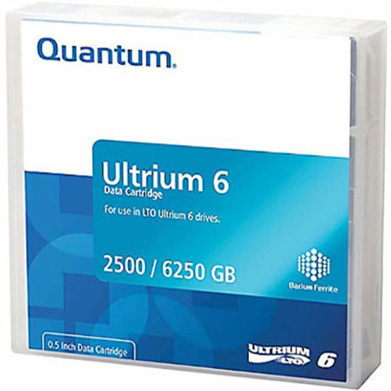 Picture of Quantum MR-L6MQN-BL Tape Lto Ultrium-6 2.5tb/6.25tb Metal Particle [mp] Labeled