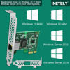 Picture of NETELY PCIE 2.5Gbps Ethernet Adapter for Windows 10 11 64bit and Windows Server 2019 2022 Desktop PCs, 2.5GbE PCIE Network Adapter, PCIE NIC Card, Intel I225V 2.5GbE Ethernet Controller (I225-T1)