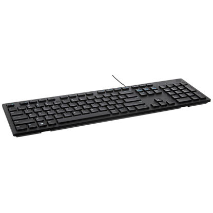 Picture of Dell Wired Keyboard - Black KB216 (580-ADMT)