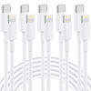 Picture of USB C to Lightning Cable [Apple MFi Certified] 5 Pack 6/6/6/6/6 FT iPhone Charger Type C to Lightning Cable Power Delivery Fast Charging Cord Compatible with iPhone 14/13/12/11/XS/XR/X/8