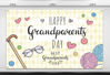 Picture of Nepnuser Happy Grandparents Day Photo Booth Backdrop School Event Retirement Love Grandparents Party Decorations Grandpa Grandma Holiday Photo Wall Decor (5.9×3.6ft)