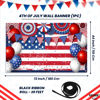 Picture of KatchOn, XtraLarge 4th of July Banner for Independence Day - 72x44 Inch | American Flag Backdrop, 4th of July Backdrop for 4th of July Decorations | Fourth of July Banner, Fourth of July Decorations