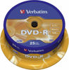 Picture of Verbatim DVD-R Discs 25 Spindle Pack, Bulk Pack 25 x DVD-R Blank Discs with AZO Protection Against UV, 16x Speed, 4.7 GB