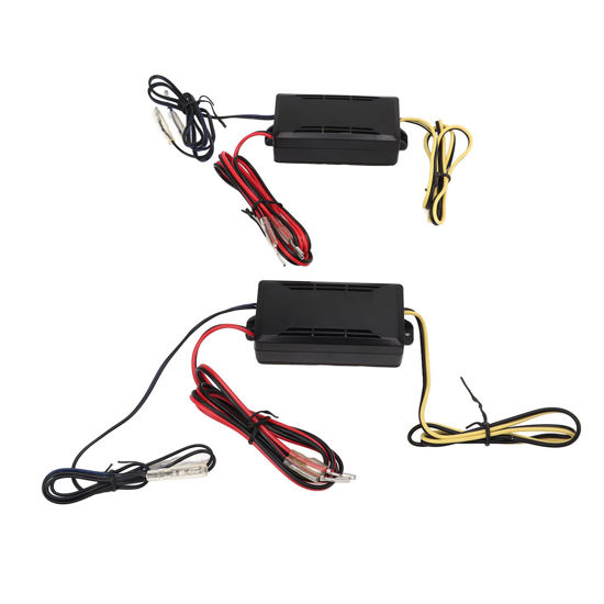 Picture of 2 Way Speaker Crossover Car Audio Passive Frequency Divider Improve Bass Sag Sound Enhancement Tool For Car