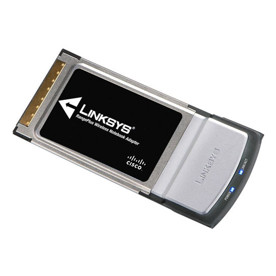 Picture of Linksys RangePlus Wireless Notebook Adapter WPC100