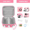 Picture of Leayjeen Kids Camera Case Compatible with ESOXOFFORE/Dylanto/GKTZ/HiMont/CAMCLID Kids Camera Instant Print for Holiday Gifts and Birthday Gifts for Kids 3-12 Years Old - Pink Unicorn (Case Only)