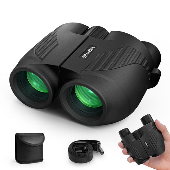 Picture of DRANBOL 20X25 Small Binoculars for Adults and Kids, Large Eyepiece Binoculars for Bird Watching Easy Focus, Pocket High Powered Opera Glasses for Concert, Cruise Ship, Travel Must Have