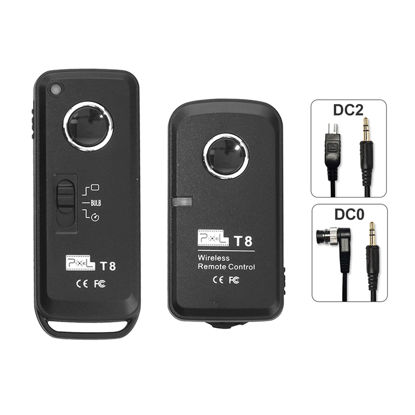 Picture of Camera Remote Control Wireless Shutter Release for Nikon DC2/DC0 Compatible with Nikon Df, Z6, Z9, D850, D800, D750, D5300, D3300, D5600, D7200, D7500, Coolpix A