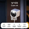 Picture of Wyze Cam v4, 2K HD Wi-Fi Smart Home Security Camera, Indoor/Outdoor Use, Pet/Baby Monitor, Motion Activated Spotlight/Siren, Enhanced Color Night Vision, 2-Way Audio, Local/Cloud Storage, Wired, Black