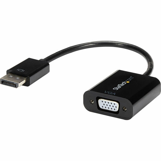 Picture of StarTech.com DisplayPort to VGA Adapter - Active DP to VGA Converter - 1080p Video - DP/DP++ Source to VGA Monitor Cable Adapter - DP to VGA Adapter Dongle Digital to Analog - DP 1.2 to VGA (DP2VGA3)