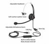 Picture of WirelessFinest USB Plug Hands-Free Call Center Noise Cancelling Corded Monaural Headset Headphone with Mic Mircrophone for Both Office PC VOIP Softphone and Telephone with USB Plug for Headset Black