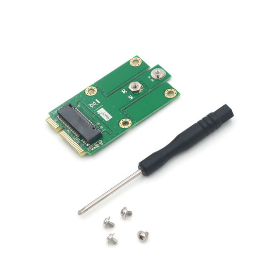 Picture of USB to Mpcie M.2 NGFF Key B to Mini PCI-E Adapter with SIM Card