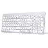 Picture of OMOTON Bluetooth Keyboard for Mac, Sleek Design, Quiet Typing, Wireless Keyboard with Numeric Keypad for MacBook Pro/Air, iMac, iMac Pro, Mac Mini, Mac Pro Laptop, Silver