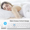 Picture of OMOTON Bluetooth Keyboard for Mac, Sleek Design, Quiet Typing, Wireless Keyboard with Numeric Keypad for MacBook Pro/Air, iMac, iMac Pro, Mac Mini, Mac Pro Laptop, Silver