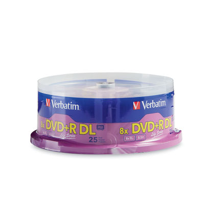 Picture of Verbatim DVD+R DL Double Layer 8.5GB 8X LifeSeries - 25pk Spindle 71122