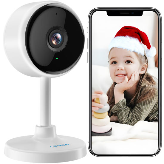 Picture of litokam Indoor Camera, 1080P Cameras for Home Security with Night Vision, Pet Camera with Phone App, Indoor Security Camera, Motion Detection, 2-Way Audio, WiFi Cameras Home Cameras