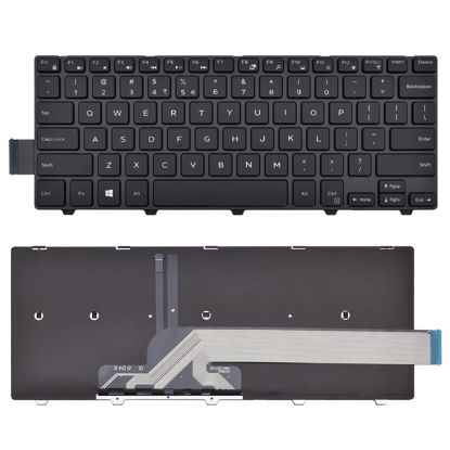 Picture of SUNMALL Replacement Keyboard Compatible with Dell Inpiron 14-3000 3441 3442 3443 3467 3468.Inspiron 14-5000 5442 5443 5445 5447 5448 5451 5452 5455 5458 with Backlit US Layout